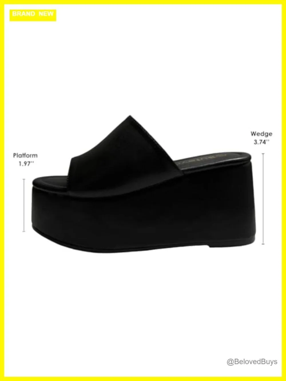 Chunky Platform Wedge Sandals Slides for Women Open Toe Slip On Flatforms